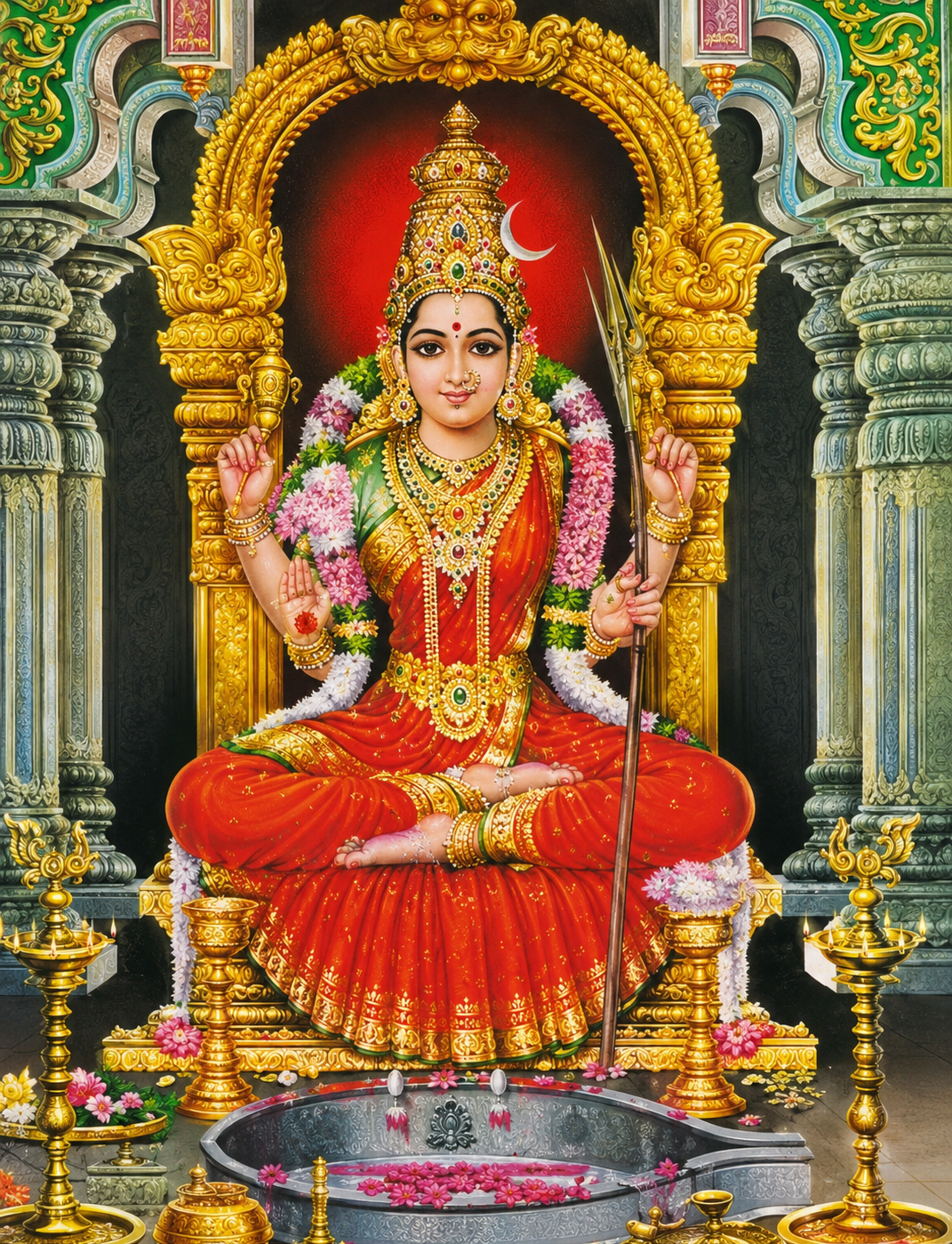 Lalitha Sahasranama Laksharchana